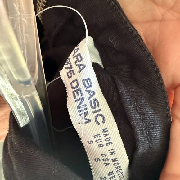 Zara Basics Black Casual Dress S NWOT - Picture 7 of 7